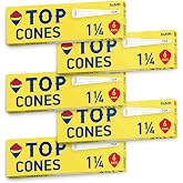 TOP Cones 1.25 1 1/4 Size 84mm Size - 5 Pack - 30 Cones Total