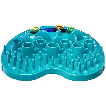 AmazonBasics Pet Activity Center and Feeder - Blue