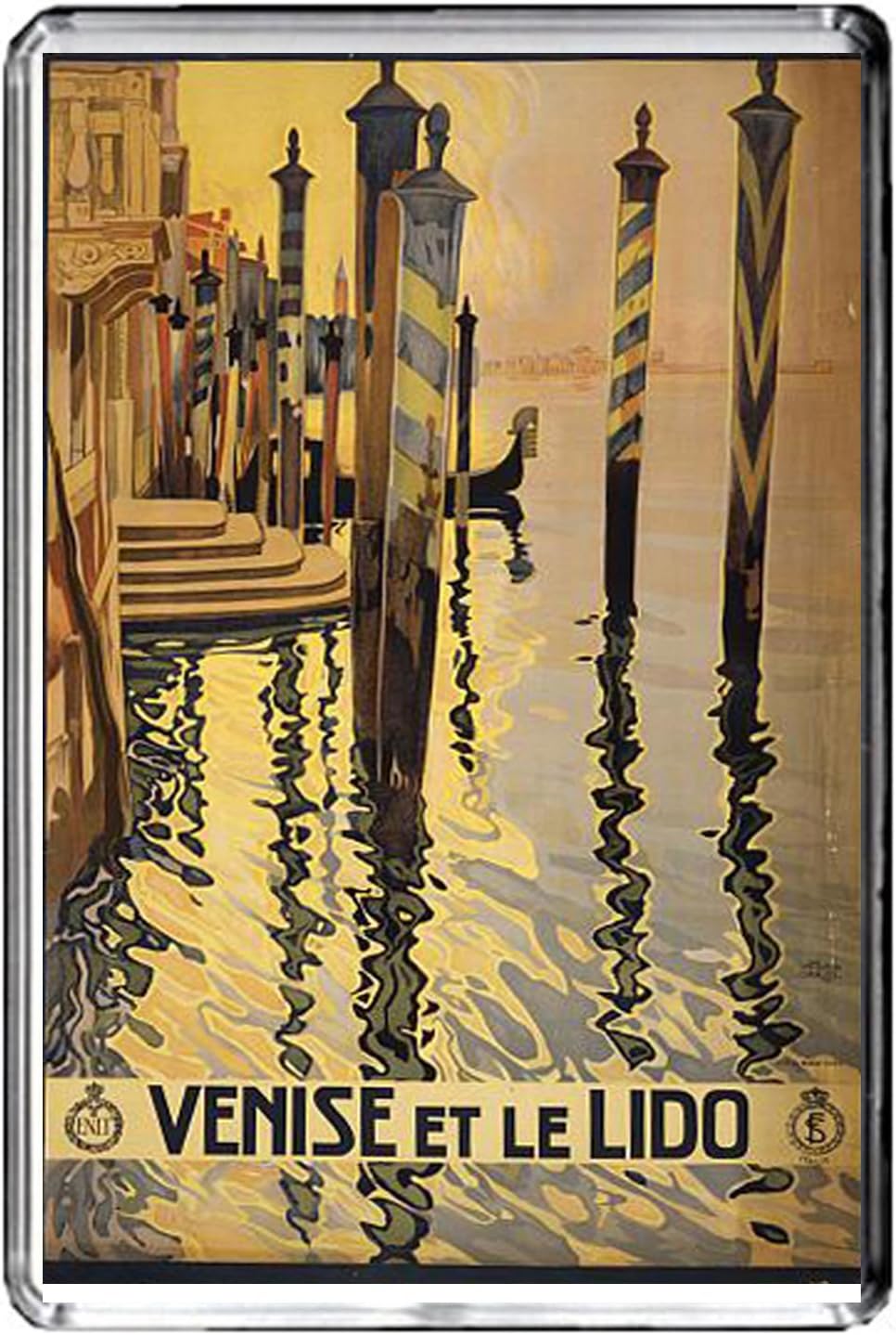 27 Venise Et Le Lido Aimant Pour Le Frigo Italy Travel Vintage Refrigerator Magnet Aimants Decoration De La Maison