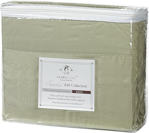 Amazon Com Clara Clark Affordable 820 Series King Size 4 Pc