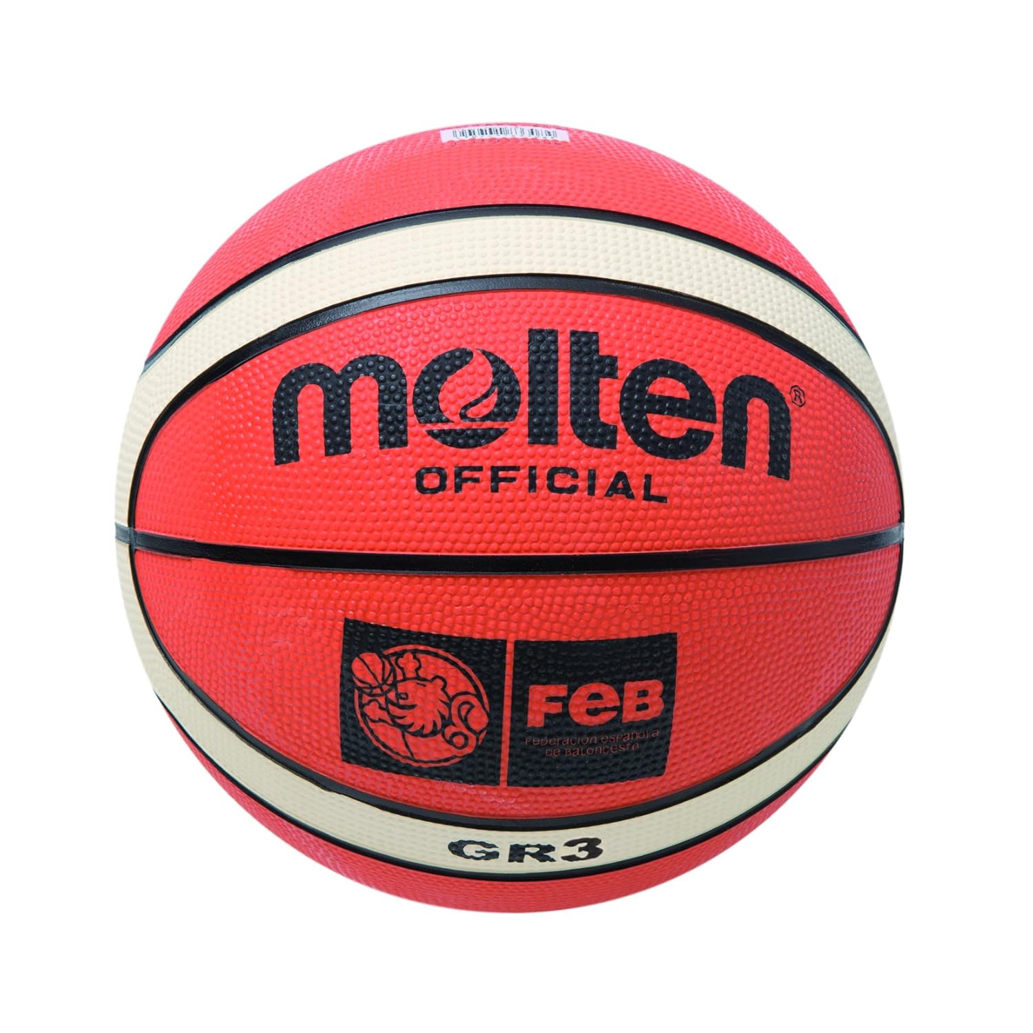MOLTEN BGR3-OI Balón de Baloncesto, Unisex niños, Naranja, 3 ...