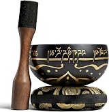 Silent Mind Tibetan Singing Bowl Set with Cushion Mallet Guide view 2