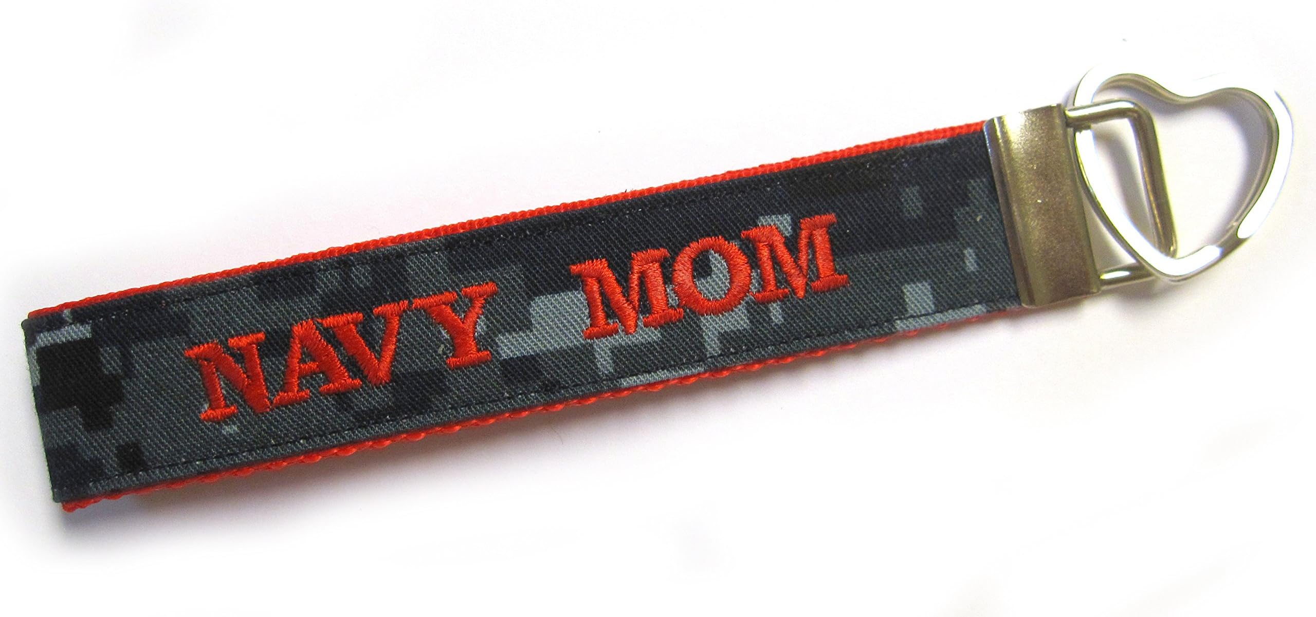U.S. Navy Mom Name Tape Key Chain, Navy Mom Military Keychain, Navy Mom Key Fob