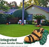HSLighting Lawn Aerator Shoes with Dual Straps Spiked Sandals Universal Size view 7