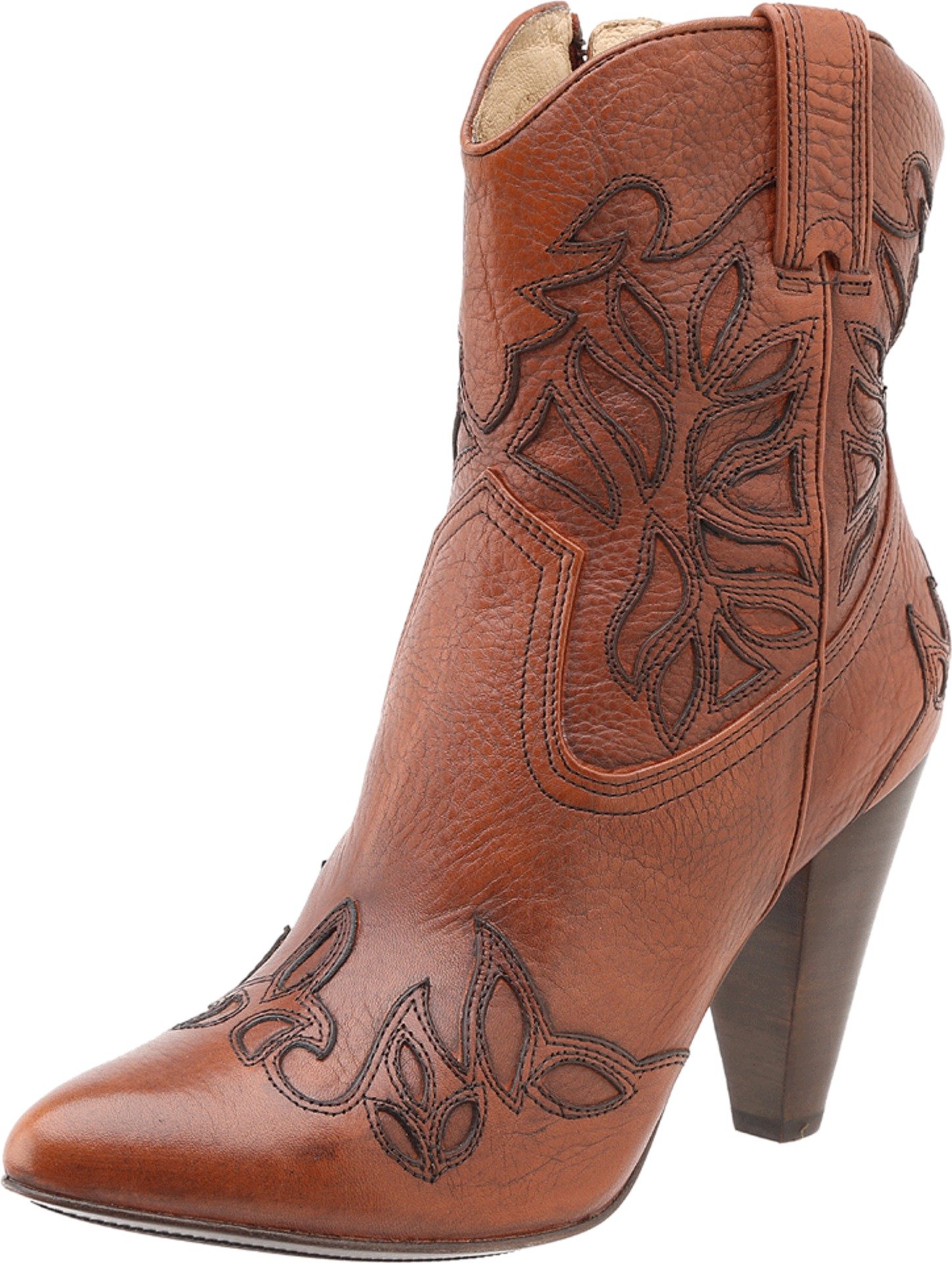FRYE Women's Regina Overlay Heel Bootie 