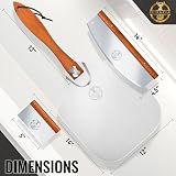 Deer & Oak Premium Pizza Peel Set 12x14 Aluminum with Foldable Handle view 5