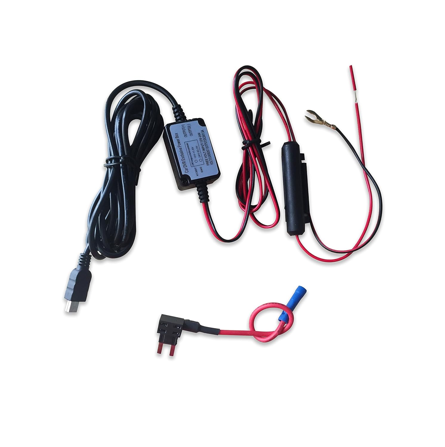 Amazon.com : Wocst Car Camera Hard Wire Kit- Mini USB Dash Cam 10 Foot  Hardwire and Fuse Kit for Dash Camera Power Supply Car Charger GPS Car DVR  Power Box ...
