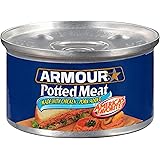 Amour Star Potted Meat, Canned Meat, 3 OZ (Pack of 48)