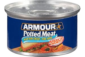 ARMOUR Amour Star Potted Meat, Canned Meat, 3 OZ (Pack of 48)