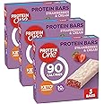 Protein One 90 Calorie Strawberries & Cream Protein Bars, 5 Count, 4.8 oz (Pack of 3)