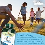 Natures Aid Fish Oil 1000mg Omega 3 180 Capsules High Strength EPA DHA view 2