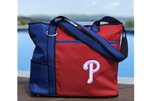 CHARM14 MLB Womens Tote Bag with Embroidered Logo by Little Earth