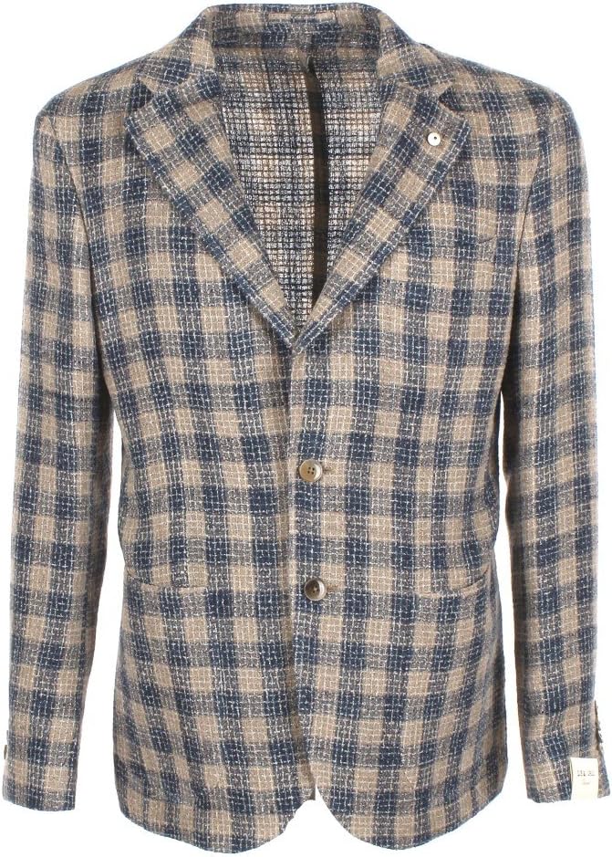 LBM 1911 SPORT Giacca Uomo 50 Blu/Beige 72706/2863 Primavera Estate 2017