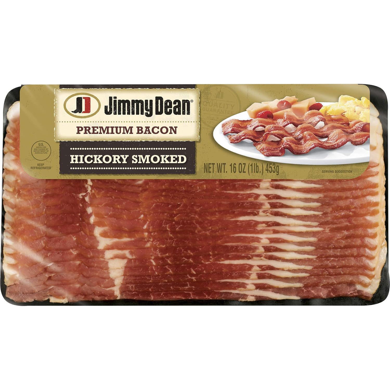 Jimmy Dean, Premium Hickory Smoked Bacon, 16 oz.
