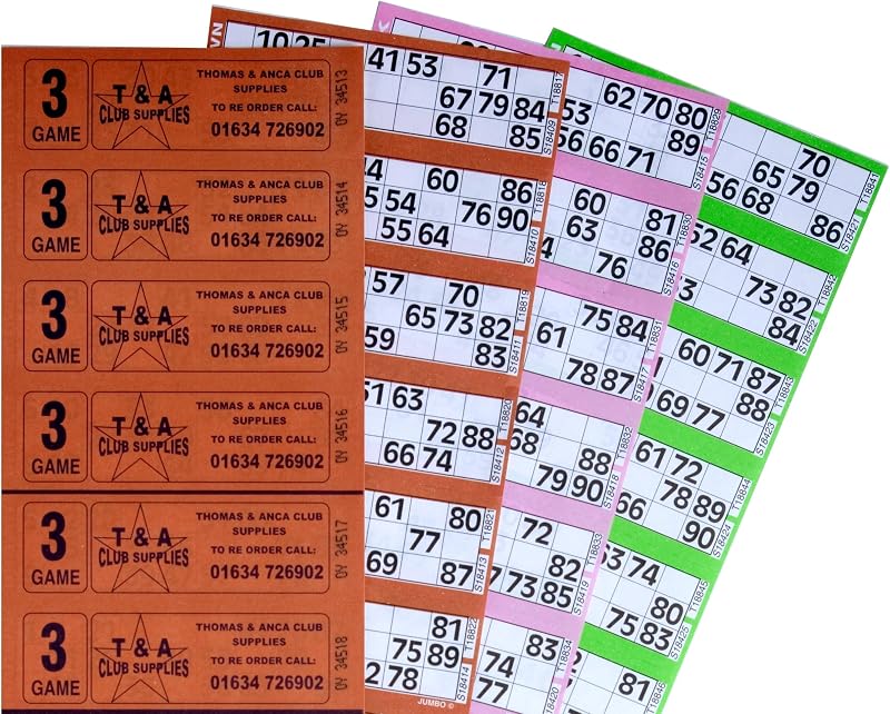 Bingo House Thomas & Anca Club Supplies Ltd Bingo Tickets 750 3 Page