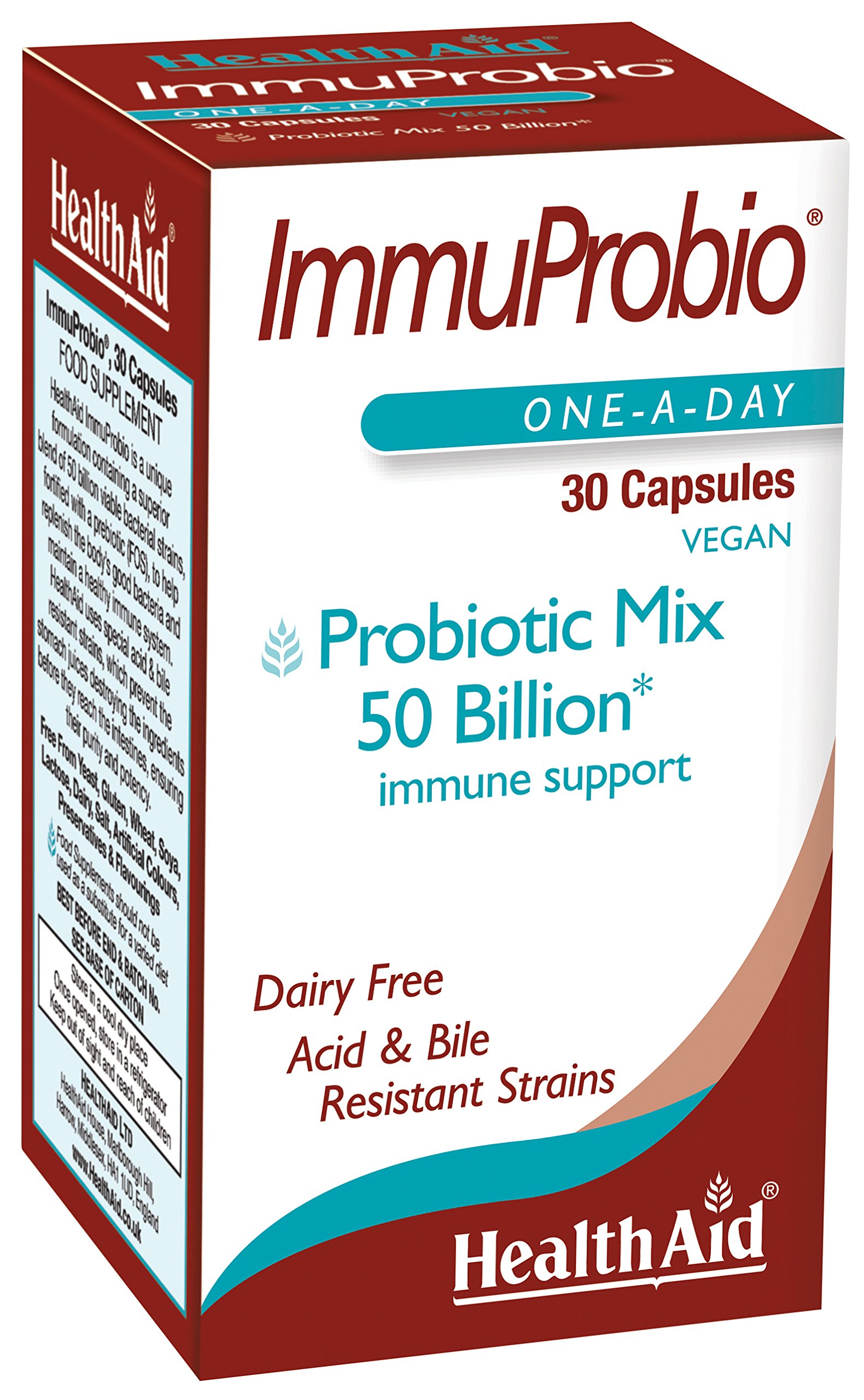 HealthAid ImmuProbio (50 Billion) - 30 Vegicaps