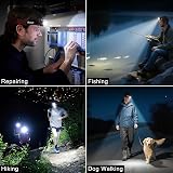 Blukar Head Torch Rechargeable 2 Pack 2000L 8 Modes IPX5 Sensor Light view 9