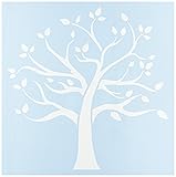 Clear Scraps CSSM12-FMTRE Family Tree Stencils, 12
