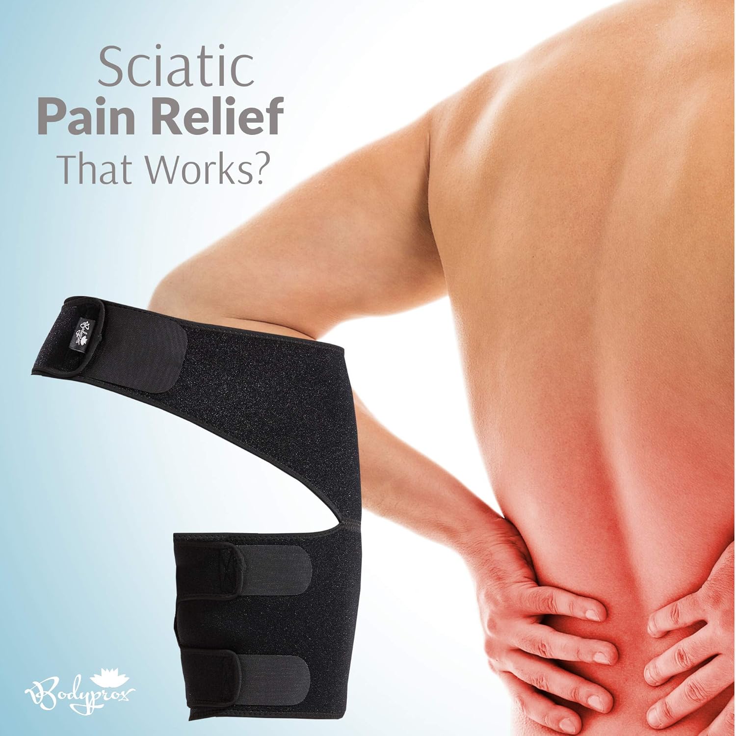 Groin Wrap, Adjustable Support for Hip, Groin, Hamstring, Thigh, and Sciatic Nerve Pain Relief: Industrial & Scientific