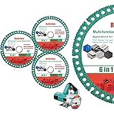 3 pcs 4 Inch Indestructible Disc for Grinder, Angle Grinder Cutting Disc Fits 7/8" Arbor, Diamond Ceramic Tile Concrete Saw Blades for Smooth Cutting, Chamfering, Grinding Materials