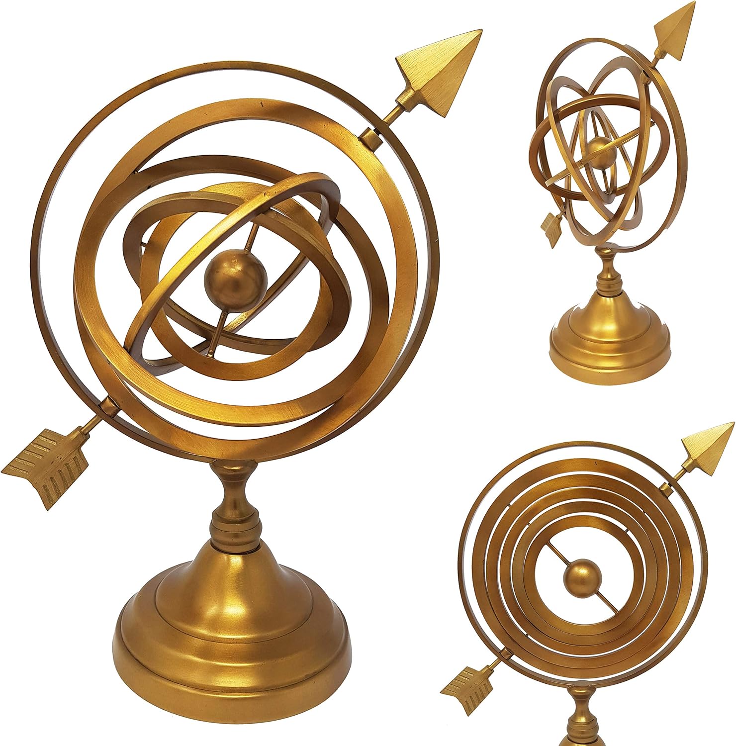 Brass Nautical Antique Armillary Sphere Replica Vintate Armillary Decor