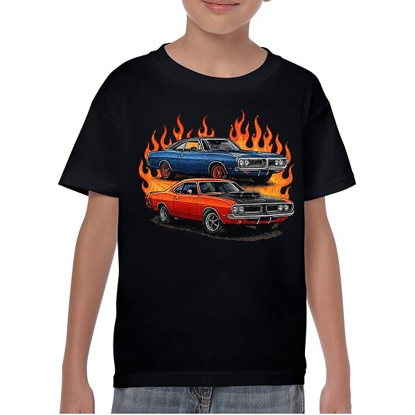 Dodge Super Bee Youth T-Shirt - American Muscle Car Kids Tee (S-XL) - View #7