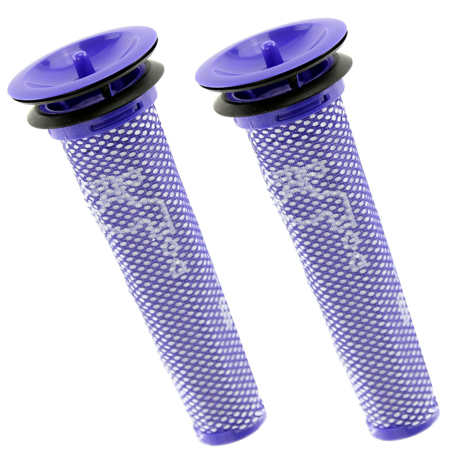 SPARES2GO Washable Pre Motor Stick Filters compatible with Dyson DC58 DC59 DC61 DC62 V6 V7 V8 Animal Vacuum Cleaner (Pack of 2)