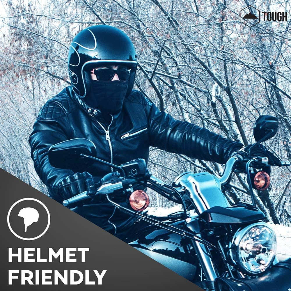 Balaclava Ski Mask - Winter Face Mask for Men & Women - Cold Weather Gear for Skiing, Snowboarding & Motorcycle Riding Black: Automotive