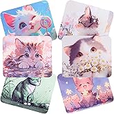 6 Pack Premium Microfiber Cleaning Cloths for Lens,Cameras Lenses,Eyeglasses,Jewelry,Crystal,Screens and More(7.08X5.9in)