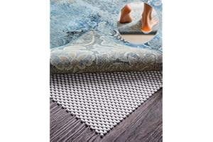 Veken Rug Gripper Pad for Hardwood Floors, Thick Cushion Non Slip Rug Pads for Area Rugs, Rug Grippers for Tile Floors, Under Carpet Anti Skid Mat, Keep Your Rugs Safe and in Place, 2x3 Ft