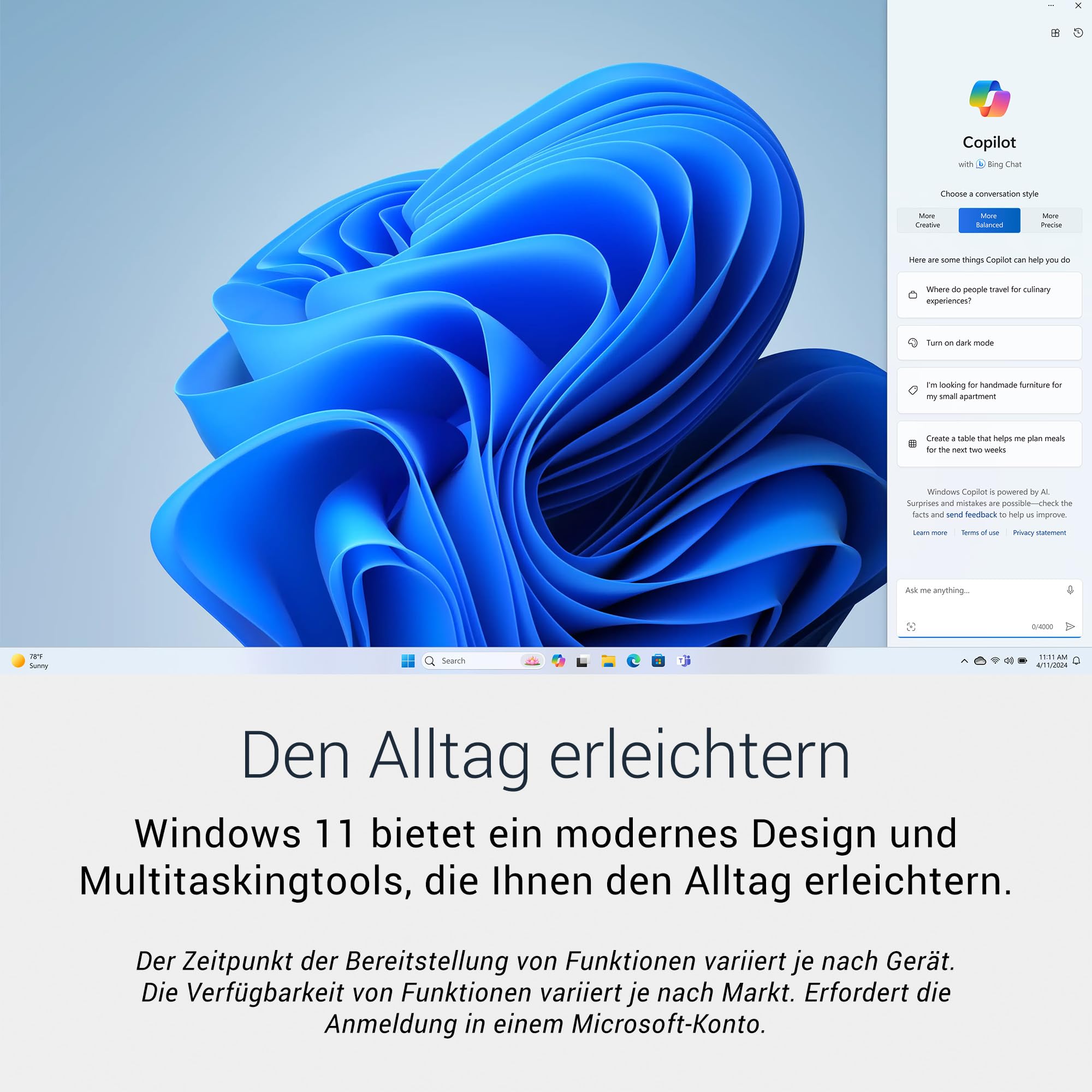 Dell 16 Laptop DC16250-16 Inch FHD+ (1920 x 1200) Display, Intel Core 7 Series 1, Intel UHD Graphics, 16GB DDR5 RAM, 1TB SSD, Windows 11 Home, Fingerprint Sensor, QWERTZ Keyboard - Black 7