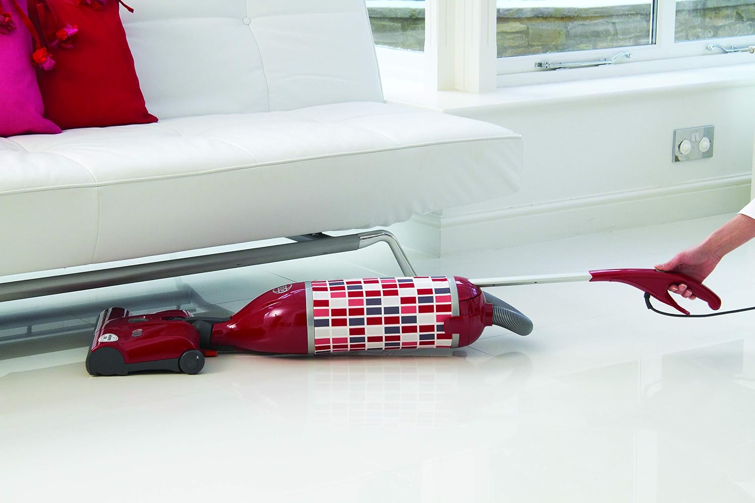 SEBO 90813GB Felix Rosso ePower Upright Vacuum Cleaner, High Grade ABS, 700 W, Red - Image 3