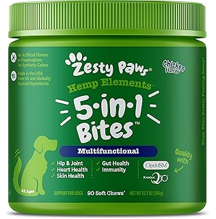 zesty paws senior advanced multivitamin for dogs