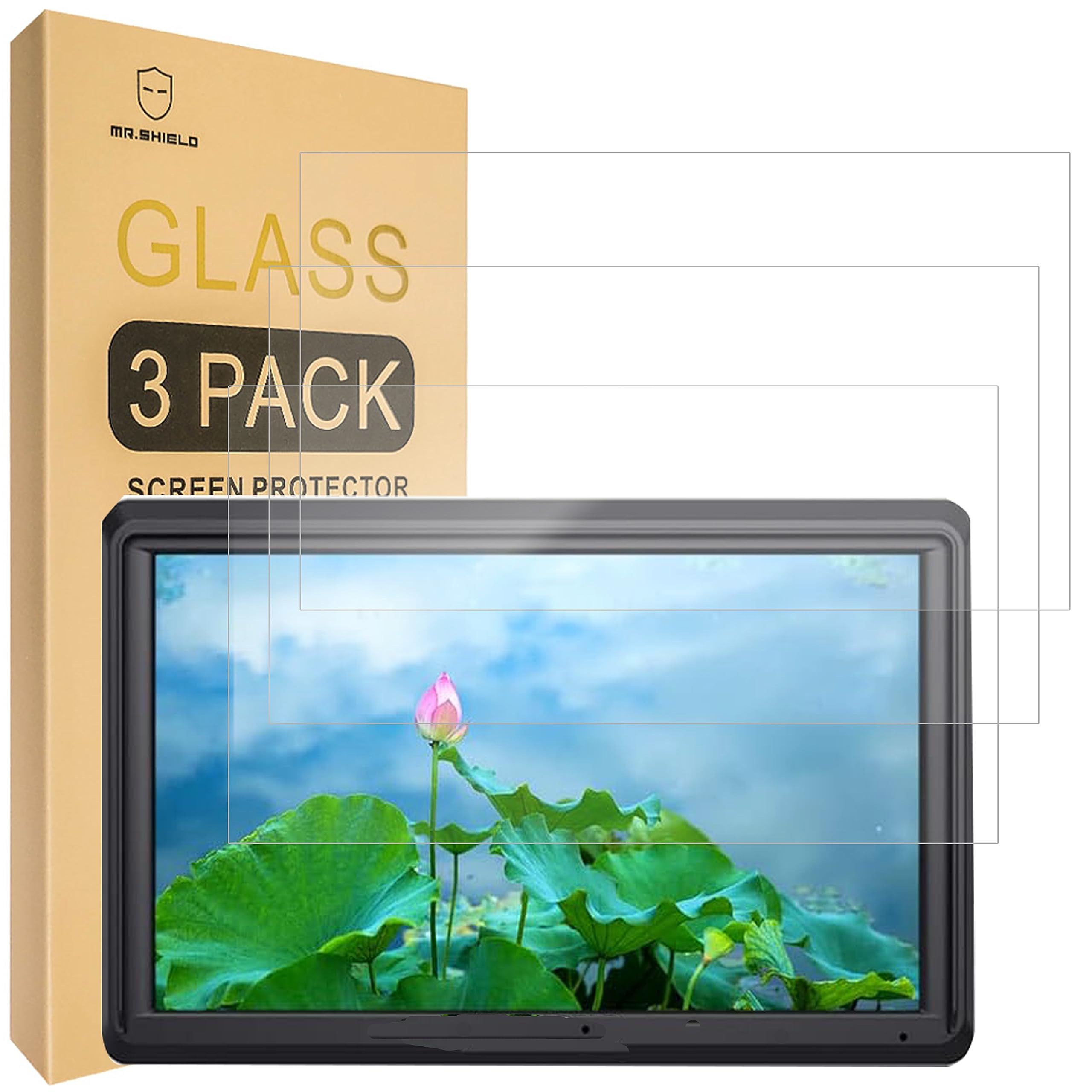Photo 1 of Mr.Shield [3-PACK] Screen Protector For FEELWORLD FW568 V3 6 Inch [Tempered Glass] [Japan Glass with 9H Hardness] Screen Protector