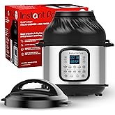 Instant Pot Duo Crisp 11-in-1 Air Fryer and Electric Pressure Cooker Combo with Multicooker Lids that Fries, Steams, Slow Coo