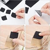 BENECREAT Self Adhesive Felt Fabric Roll 40x200cm 1mm Black view 6