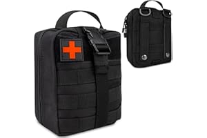 72 HRS Medical Molle Pouch Tactical - 1000D Nylon First Aid Pouch, Big Capacity Pouch Utility, Heavy Duty for Home, First aid