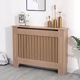 AVC Designs Radiator Cover MDF Unfinished Vertical Slats Small Medium Large view 3
