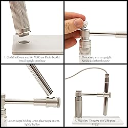 OptiTekscope Digital USB Microscope Camera- True