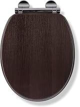 Croydex Montoro Flexi-Fix Soft Close Toilet Seat Walnut