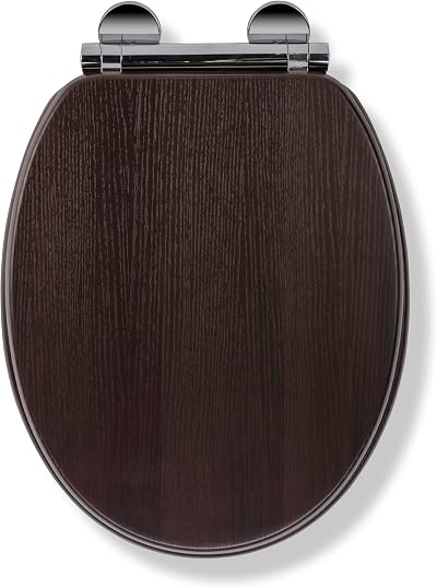 Croydex Montoro Flexi-Fix Soft Close Toilet Seat Walnut