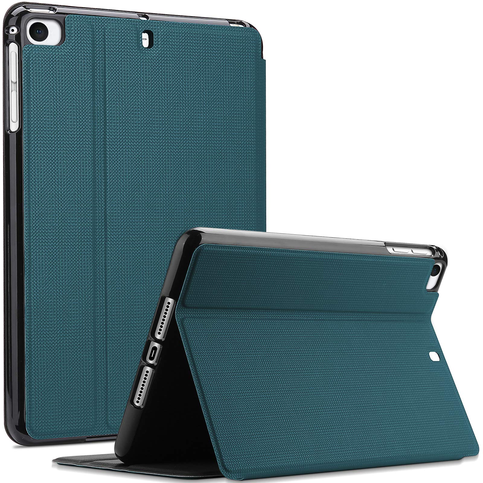 ProCase Book Cover for iPad mini 5 Generation 2019/ Mini 4 3 2 1, Slim Stand Protective Folio Case Smart Cover for iPad mini 5/4/3/2/1 -Teal — image 1