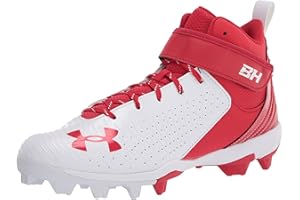 Under Armour Boys Harper 5 Mid Rm Jr. Baseball Shoe