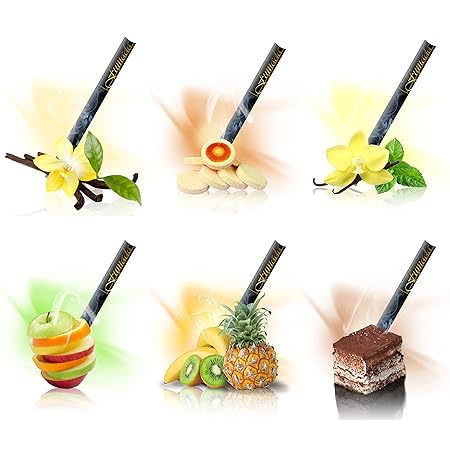 Wegwerf E Shisha 20 Stück gemischt (Zufall) e-Shisha elektronische Wasserpfeife Pen Stick Stift VAPOR in verschiedenen Geschm