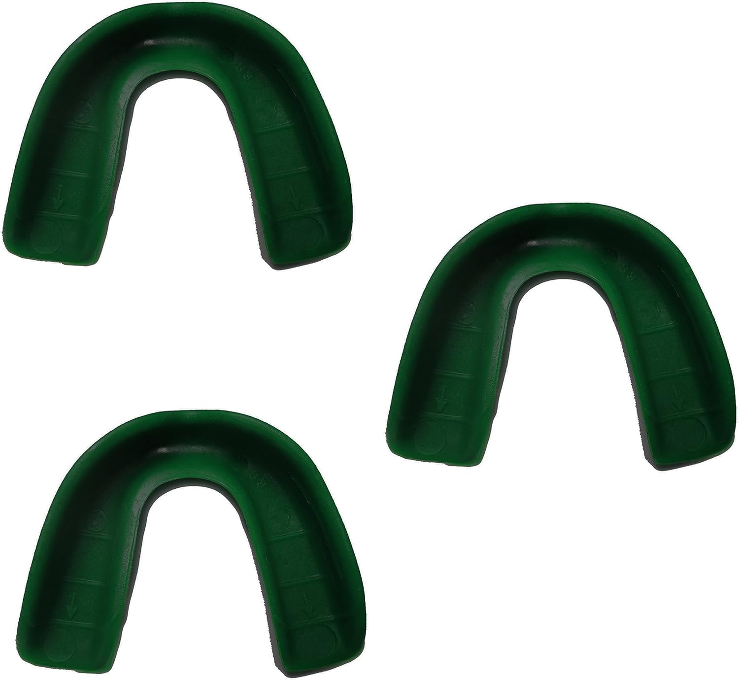 SafeTGard 3 Pack Youth Form Fit Mouthguard Without Strap (Clear) : Multisport Use Mouth Guards : Sports & Outdoors