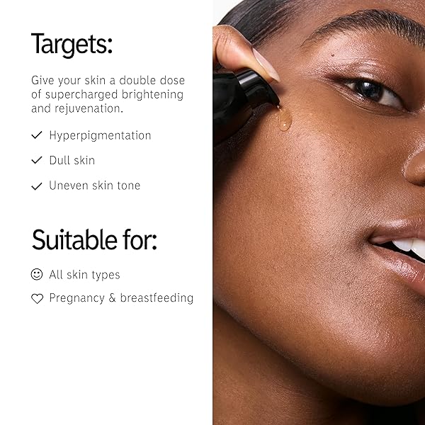 THE INKEY LIST 15% VITAMIN C + EGF SERUM. REGENERATE DULL SKIN, IMPROVE SKIN ELASTICITY, 1.0 FL OZ