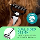 Maxpower Planet Double Sided Pet Grooming Brush Dematting Undercoat Rake view 2