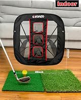 Geeorzo Golf Chipping Net Pop Up Practice Aid Garden Backyard Indoor Outdoor view 5