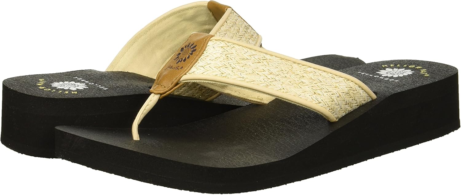 guess sierra wedge flip flop