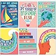 Sweetzer & Orange Growth Mindset Posters for Middle and High School Classroom Decorations – Set of 6 Motivational Wall Art Decor, Inspirational Artwork Quotes! 15 x 22” Large Poster Bundle
